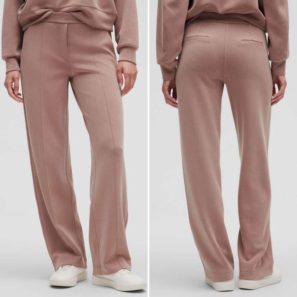 Lululemon Softstreme Pintuck Mid-Rise Pant in Twilight Rose Size S
